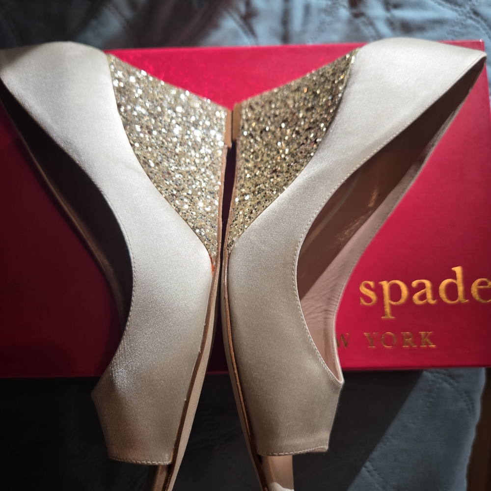 Kate Spade Sparkle Wedges 6.5 Gorgeous 🥰 - Picture 14 of 16